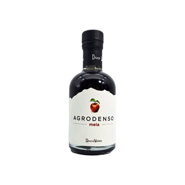 grodenso di Mela: condimento artigianale denso e vellutato, a base di succo concentrato di mela e aceto di mele, ideale su insalate, carni bianche e dessert