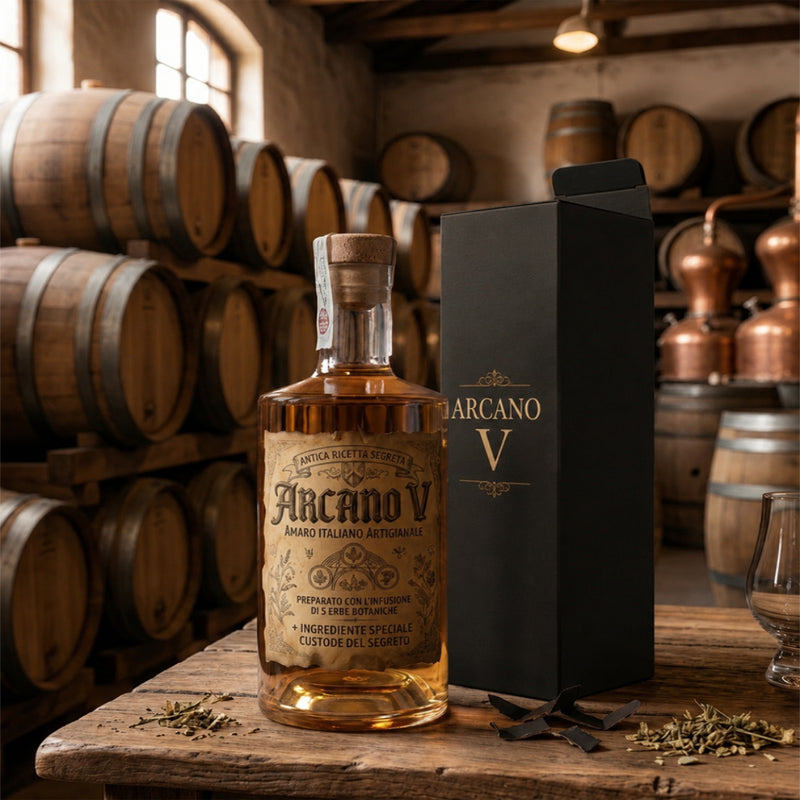 Scatola per amaro personalizzata con paletta clori cliente