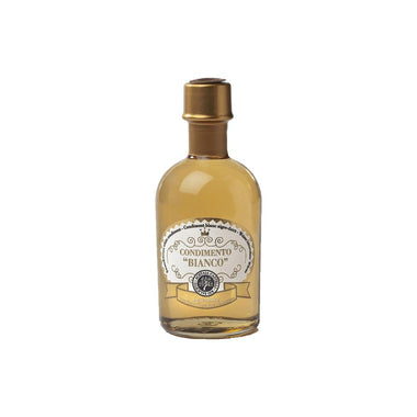Condimento Balsamico Bianco Acetaia Castelli: aroma delicato e gusto equilibrato, ideale su insalate, pesce e piatti chiari