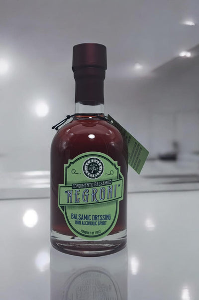 Condimento Balsamico Analcolico al Negroni: l’eleganza del cocktail in cucina