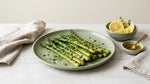 Piatto di asparagi grigliati con olio al limone- Nostrale Gourmet