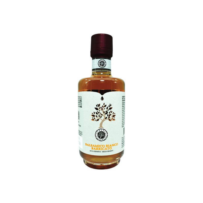 Condimento Balsamico Bianco Barricato bottiglia 200ml Acetaia Castelli