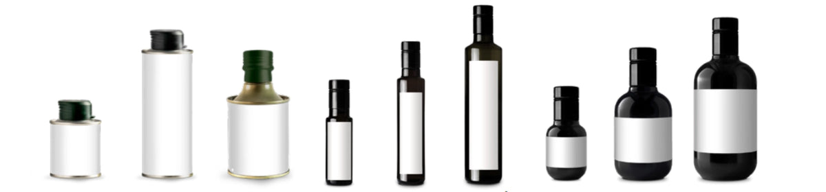 Bottiglie per olio in private label - white label oil