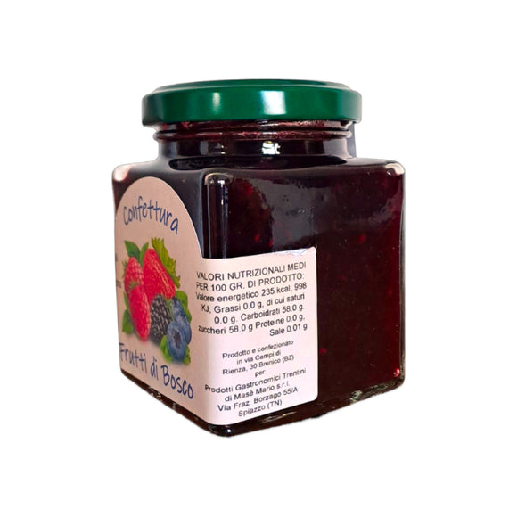 Vasetto di confettura di frutti di bosco Trentino 240gr.