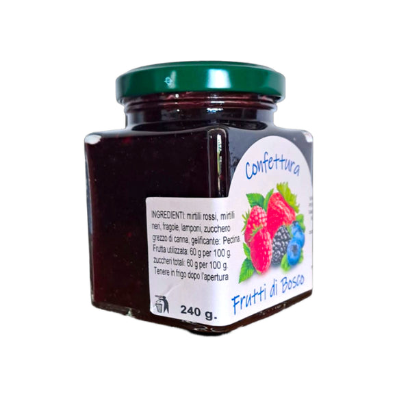 Vasetto di confettura di frutti di bosco Trentino 240gr.