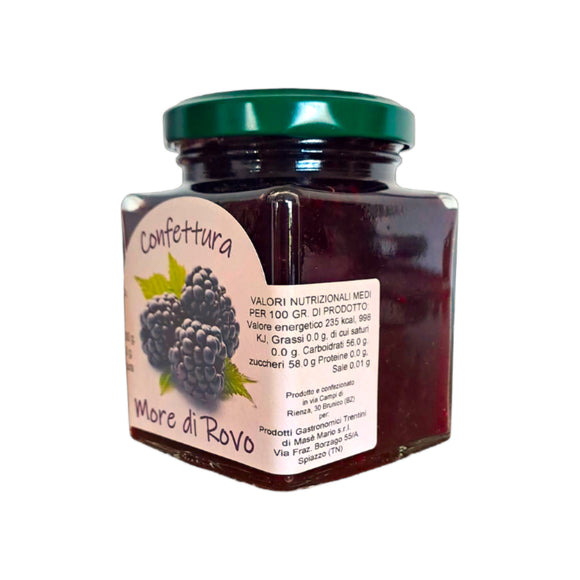 Artisanal Blackberry Jam – Made in Trentino, 240g | Nostrale