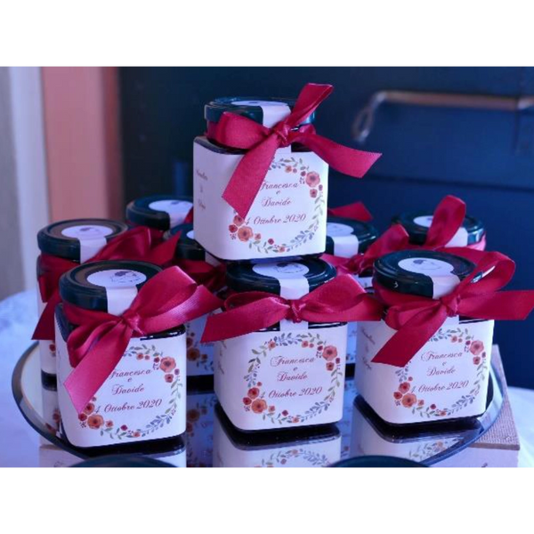 Confetture con etichetta personalizzata