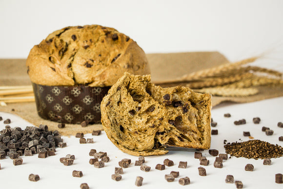 Panettone artigianale Cuore Orzo 750gr tagliato