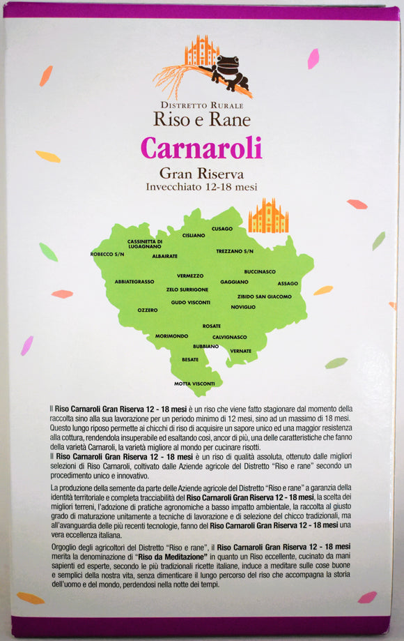Riso Carnaroli - Gran Riserva 12-18 mesi 1Kg.