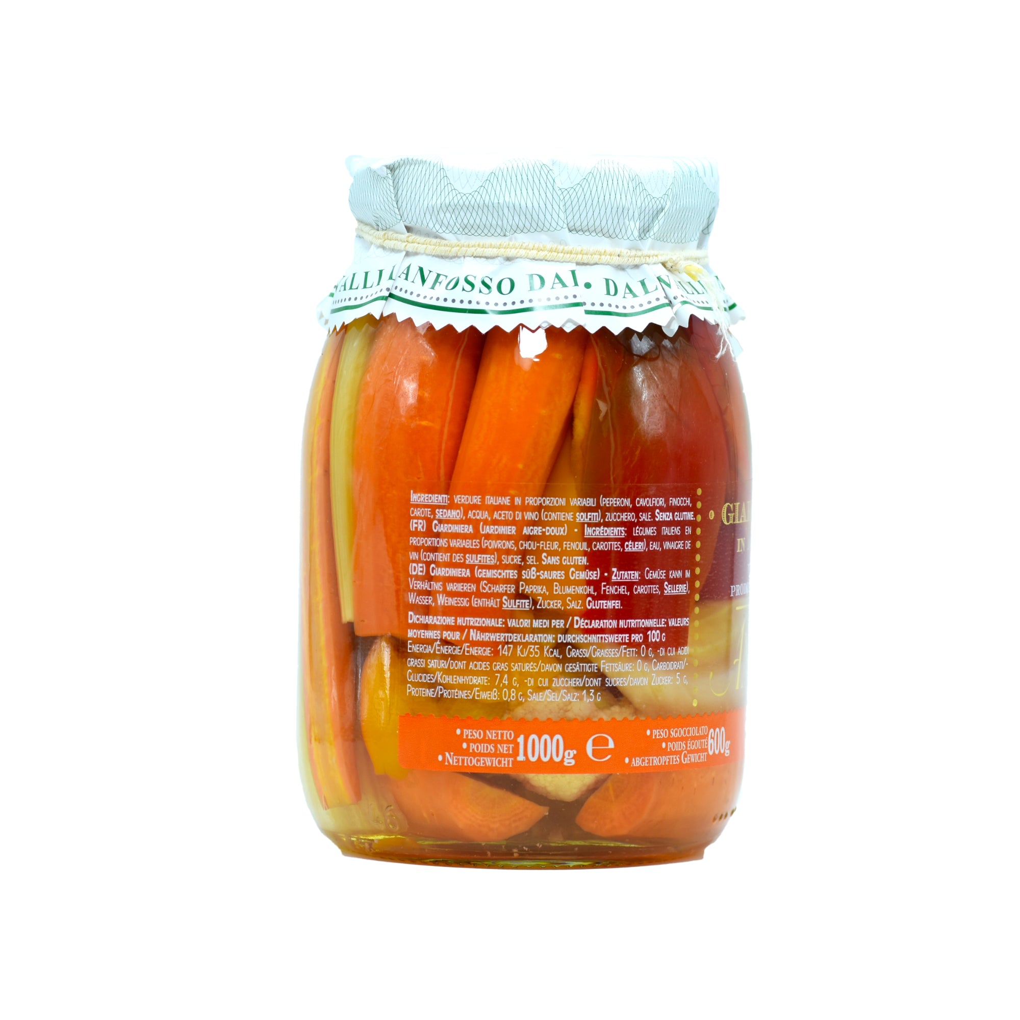 Giardiniera di verdure in agrodolce - Nostrale Gourmet