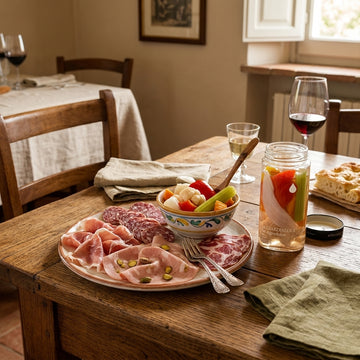 Piatto di salumi con giardiniera in agrodolce Nostrale Gourmet