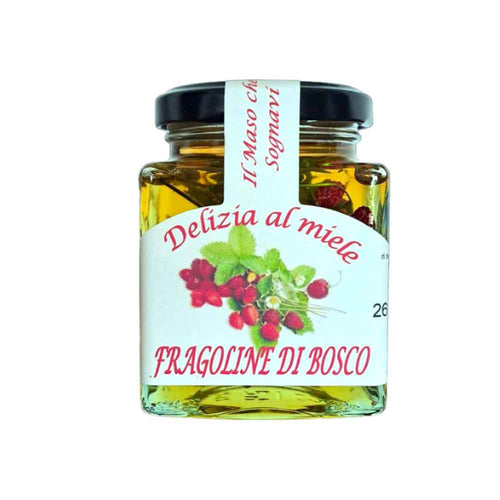 Miele di Acacia con Fragoline di Bosco 260gr. | Prodotti Gastronomici Trentini