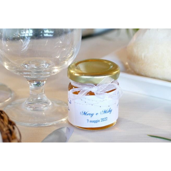 Vasetto di miele con etichetta personalizzata - Nostrale Gourmet