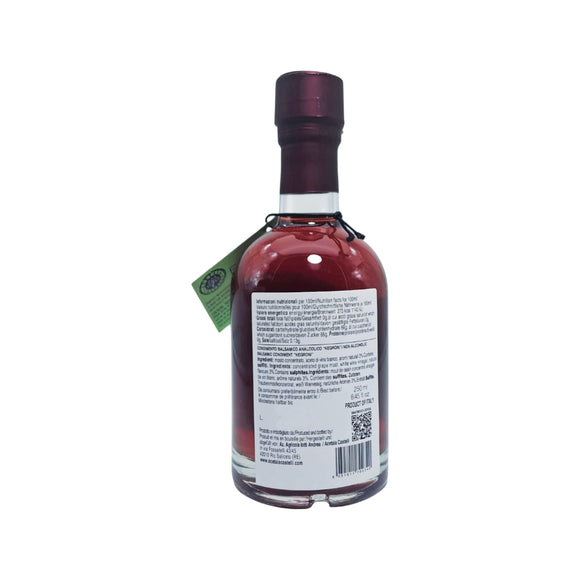 Condimento Balsamico Analcolico al Negroni di Acetaia Castelli in bottiglia da 250 ml - Nostrale Gourmet