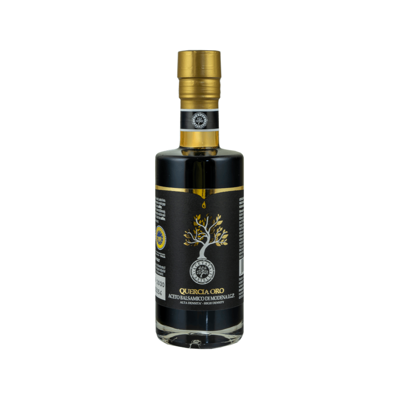 Bottiglia di aceto balsamico di Modena IGP quercia Oro Acetaia Castelli