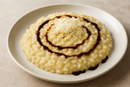 Risotto ai formaggi con agrodenso di pera