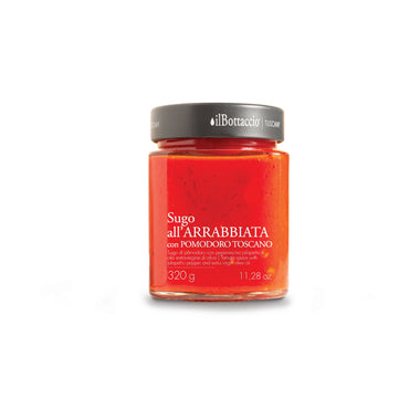 Sugo di pomodoro toscano all'arrabbiata con olio extravergine di oliva 320 gr. Il Bottaccio