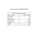 Valori nutrizionali di Aceto Balsamico di Modena I.G.P. "Quercia Oro" 250ml. Acetaia Castelli