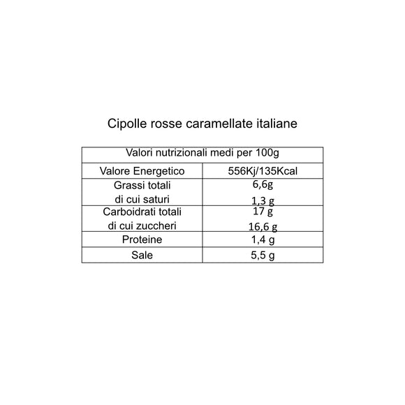 Cipolle Rosse Caramellate 200g