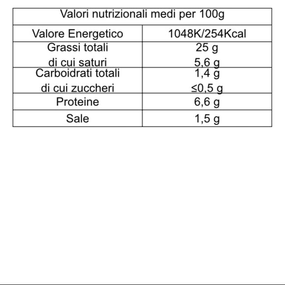 Valori nutrizionale ragù di cervo