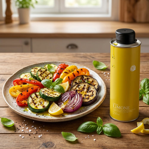 Extra Virgin Olive Oil Infused with Lemon 250ml.