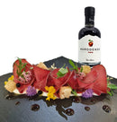 Piatto con bresaola condita con Agrodenso di mela 