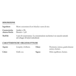 Caratteristiche del Condimento Balsamico Bianco 250ml. Acetaia Castelli