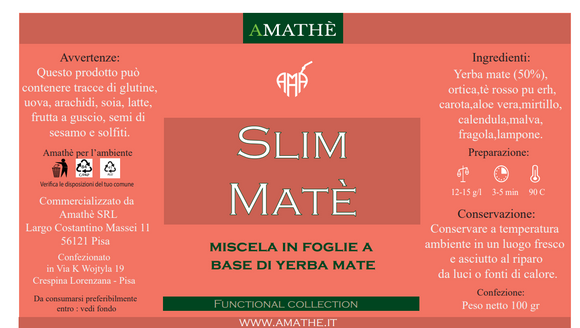 Informazioni di utilizzo di slim matè