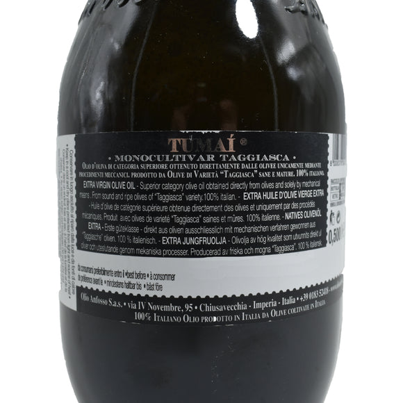 Extra Virgin Olive Oil "Monocultivar Taggiasca" 500ml.