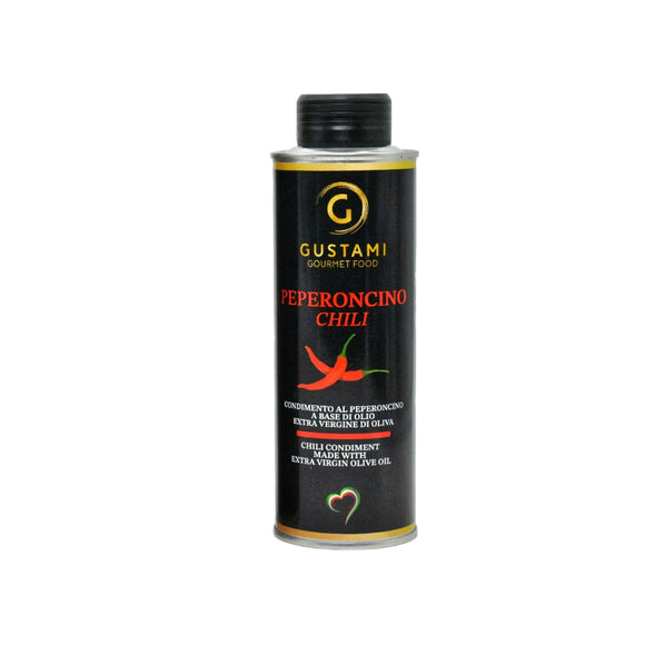 Olio extravergine di oliva infuso al peperoncino 250ml -Gustami Gourmet Food