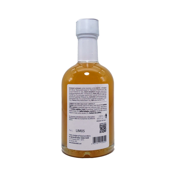 Condimento Balsamico Analcolico al Limoncello 250ml.