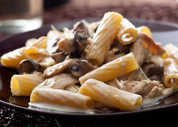 Maccheroni ai funghi porcini Pasta di Canossa