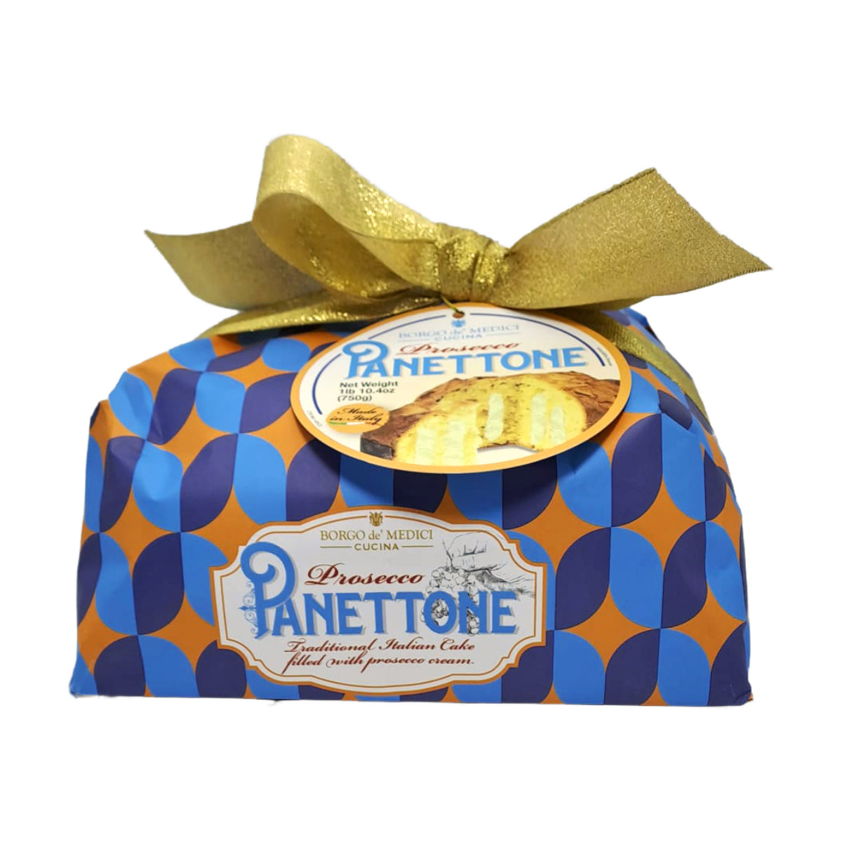 Panettone artigianale con crema al Prosecco Nostrale Gourmet