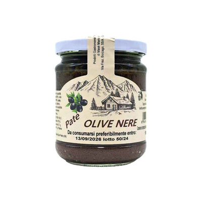 Patè di Olive Nere Leccino Artigianale del Trentino – 180g