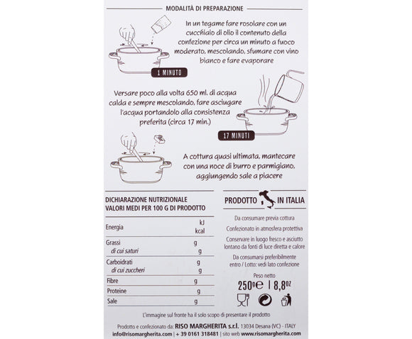 Risotto alle verdure 250gr.