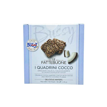 I Quadrini wafer al cocco - 180gr.