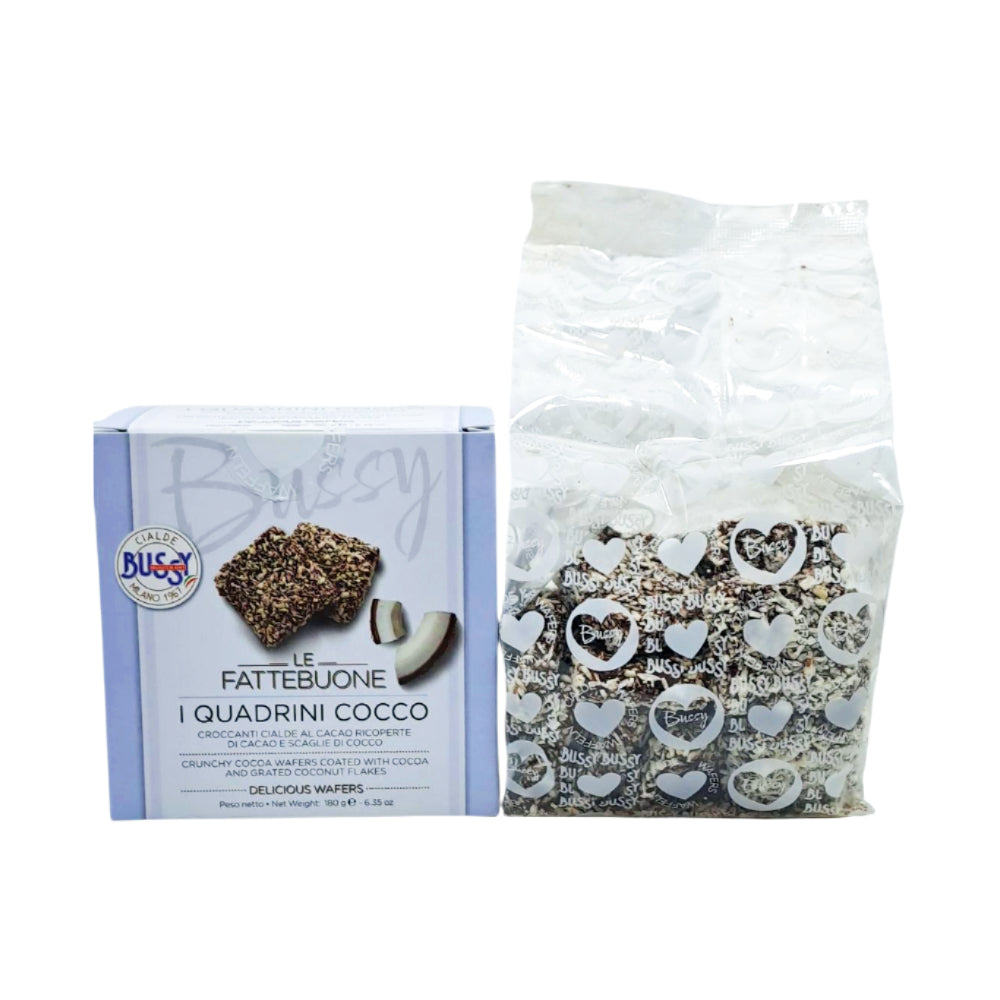 Le Fattebuone - I Quadrini al cocco - 180gr. | Nostrale