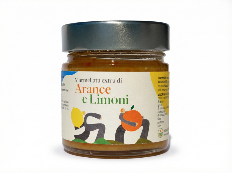 Marmellata extra di arance e limoni