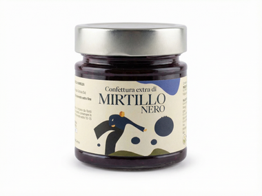 Vaso di Confettura extra di mirtillo nero 