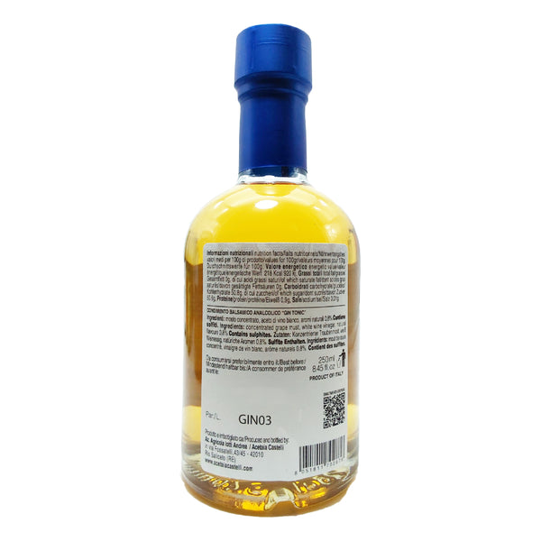 Condimento Balsamico Analcolico al Gin Tonic 250ml.