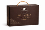 Scatola regalo marrone con manico