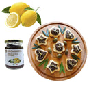 crostini con pesto di olive nere e limone in vasetto da 90Gr. Orominerva