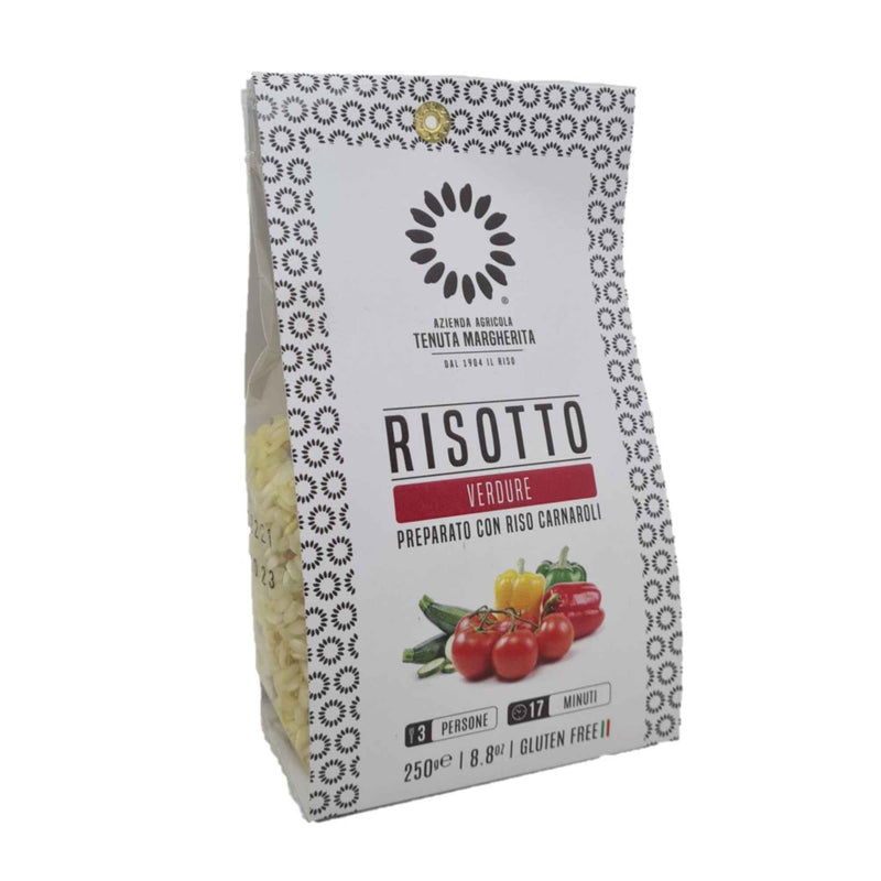 Pack of Tenuta Margherita Risotto alle Verdure Carnaroli rice, Italian gourmet product