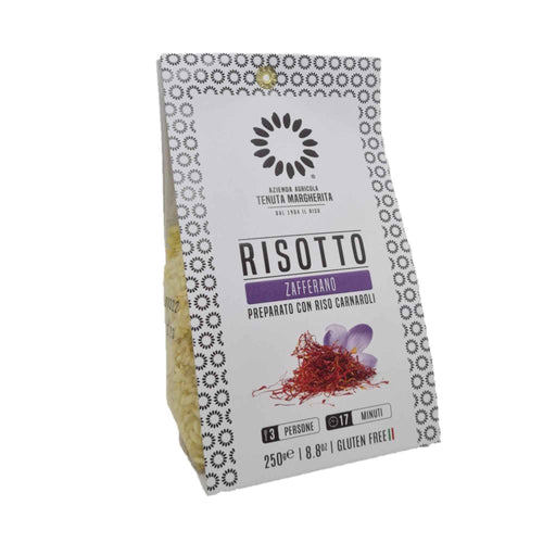 Saffron Risotto Margherita Rice 250g.