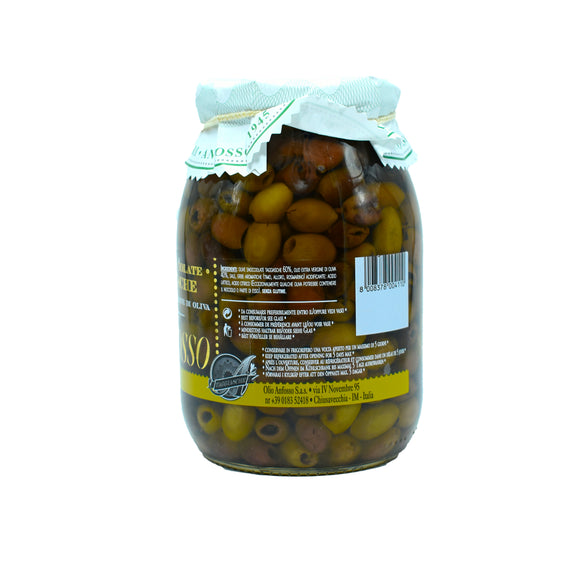 Olive Taggiasca denocciolate in olio extravergine 950gr.