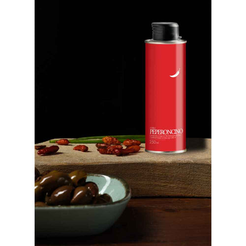 Olio Extra Vergine di Oliva al Peperoncino 250ml.
