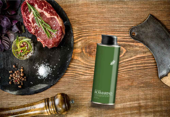 Olio Extra Vergine di Oliva infuso al Rosmarino 250ml.