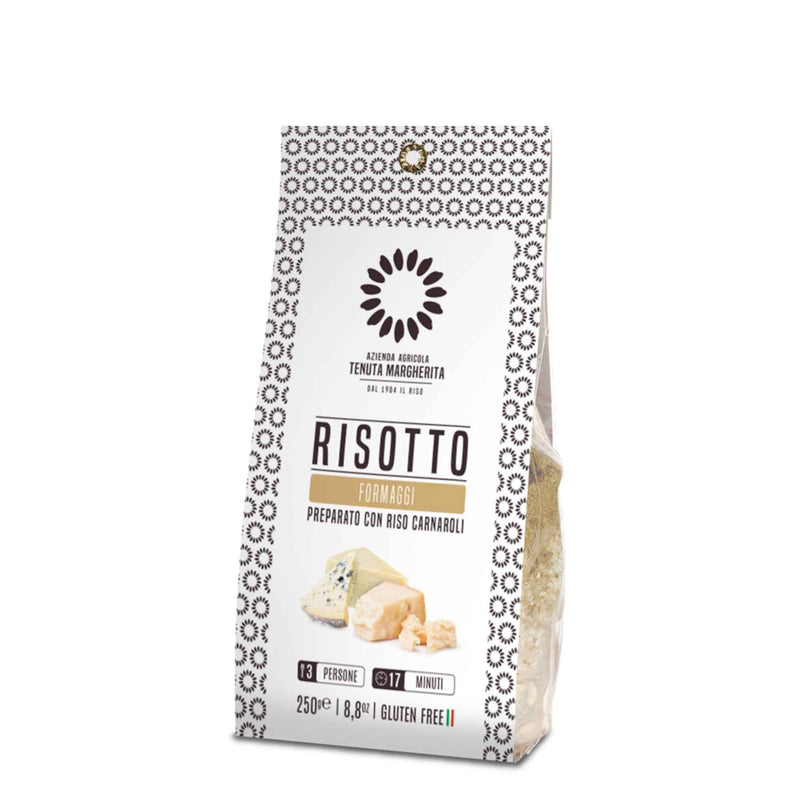 Tenuta Margherita risotto ai formaggi gourmet italiano in confezione, riso Carnaroli Nostrale Gourmet