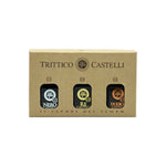 Trittico Castelli Italian gourmet balsamic vinegar trio gift box from Nostrale Gourmet